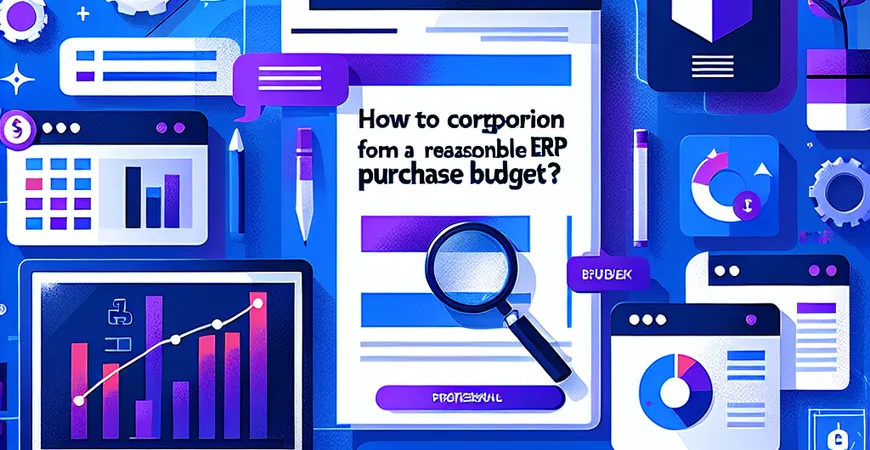 企业如何制定合理的 ERP 采购预算？全流程指南来了